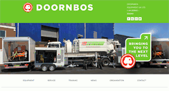 Desktop Screenshot of doornbosequipment.co.uk